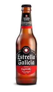 Cerveza Especial Estrella De Galicia Botella 330mL, Caja de 24