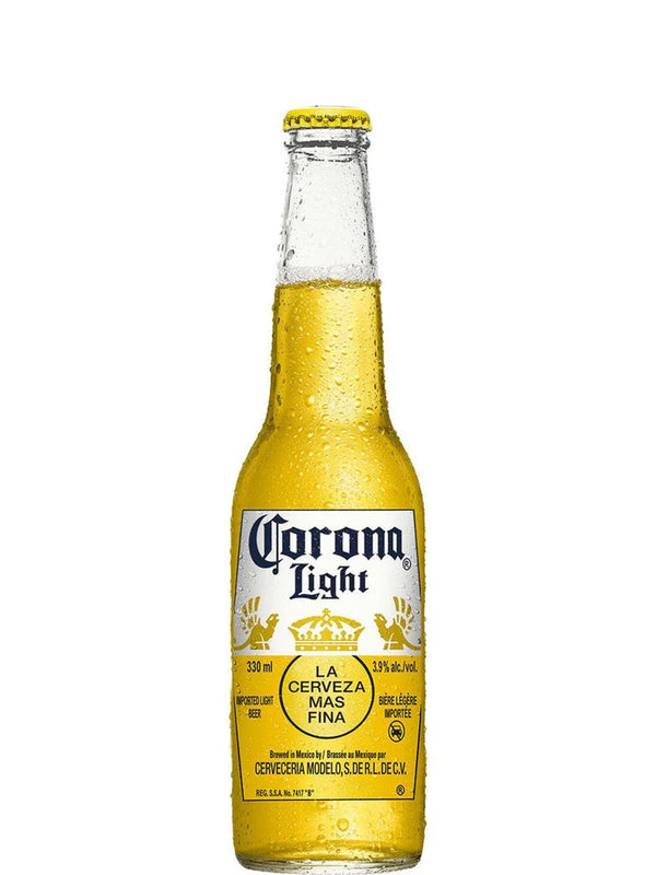 Cerveza Light Corona Botella 355mL, Caja de 24