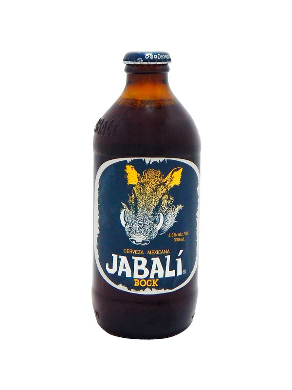 Cerveza Bock Jabalí Botella 330mL, Caja de 24