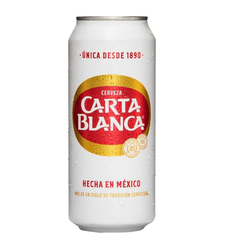 Cerveza Carta Blanca Latón 473mL, Caja de 24