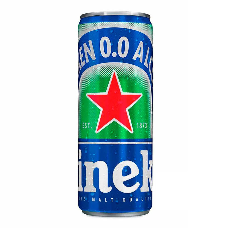 Cerveza 00 Heineken Lata 355mL, Caja de 24