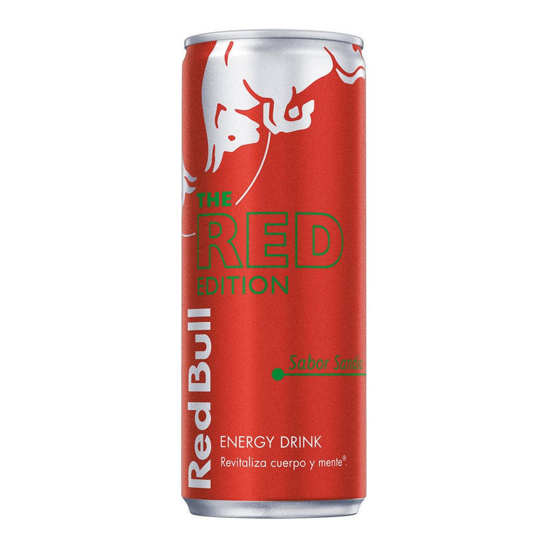 Bebida Energética Sabor Sandía Red Bull Lata 250mL, Caja de 24