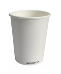Vaso de cartón No. 10 blanco o Café Michan con 50 piezas | 20 und por caja