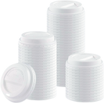 Tapa plástica blanca No. 16, 12 y 10 Dart/Solo con 100 unidades