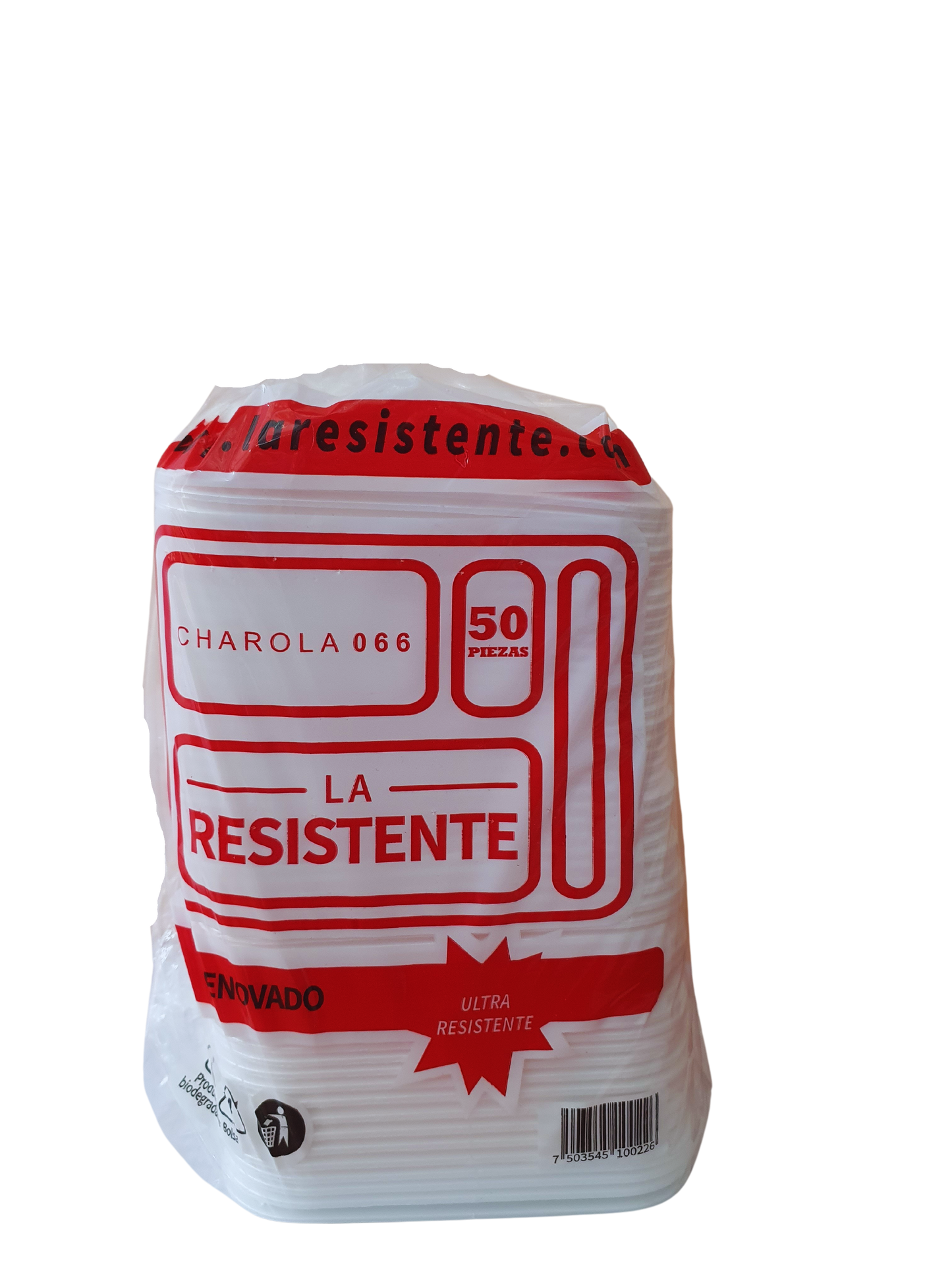 Charola 066 La Resistente con 50 piezas | 10 und por colchón
