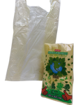 Bolsa de camiseta poliseda biodegradable No. 3 (30x60 cm) Funsam de 1 kg