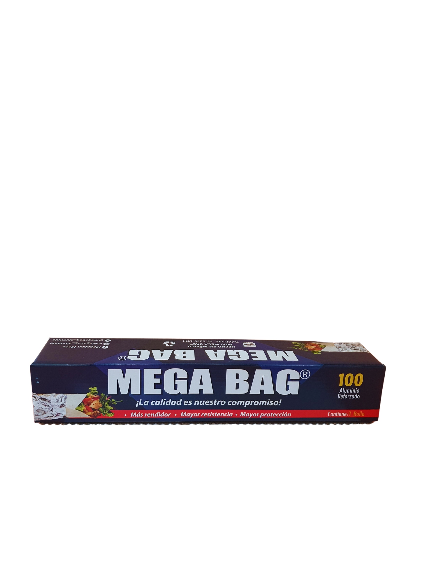 Rollo de Papel Aluminio Modelo 100 Mega Bag