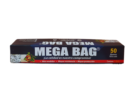 Rollo de Papel Aluminio Modelo 50 Mega Bag