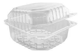 Contenedor plástico de bisagra RB180 Reyma (7.6 x 14.5 x 13.3 cm) con 50 piezas | 5 und por caja