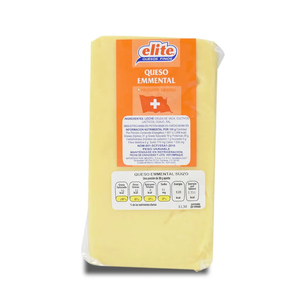 Queso Emmental Elite, Kg