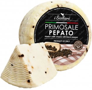 Queso Pecorino Pepato DOP Primosale, Rueda ~15 kg