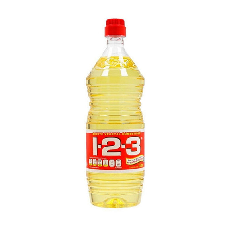 Aceite Vegetal 1-2-3, Botella 1L