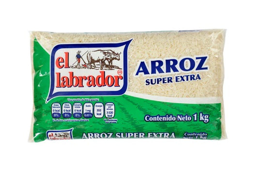Arroz Súper Extra El Labrador, Bolsa 1kg