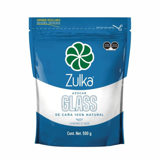 Azúcar Glass Zulka, Bolsa 500g