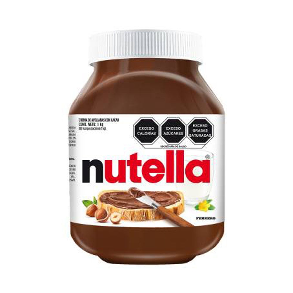 Crema de Avellanas Nutella, Tarro 1kg