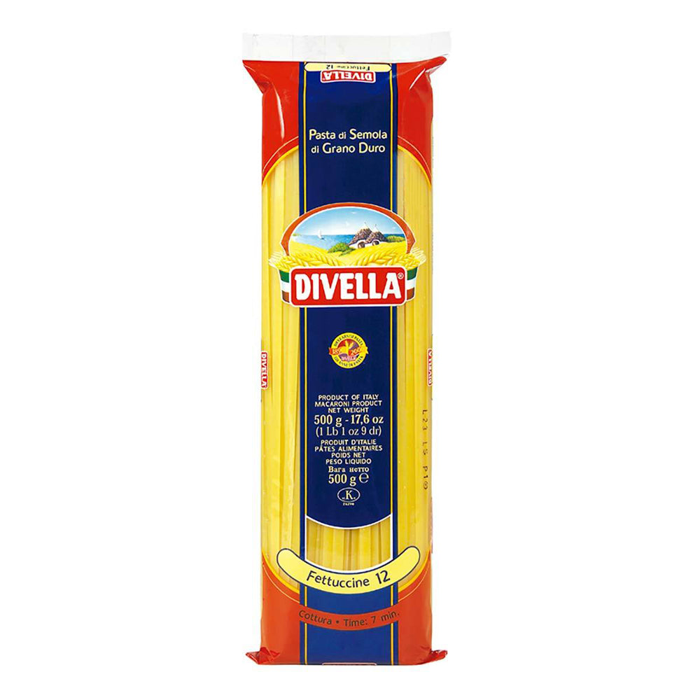 Pasta Fettuccine Divella, Bolsa 500g