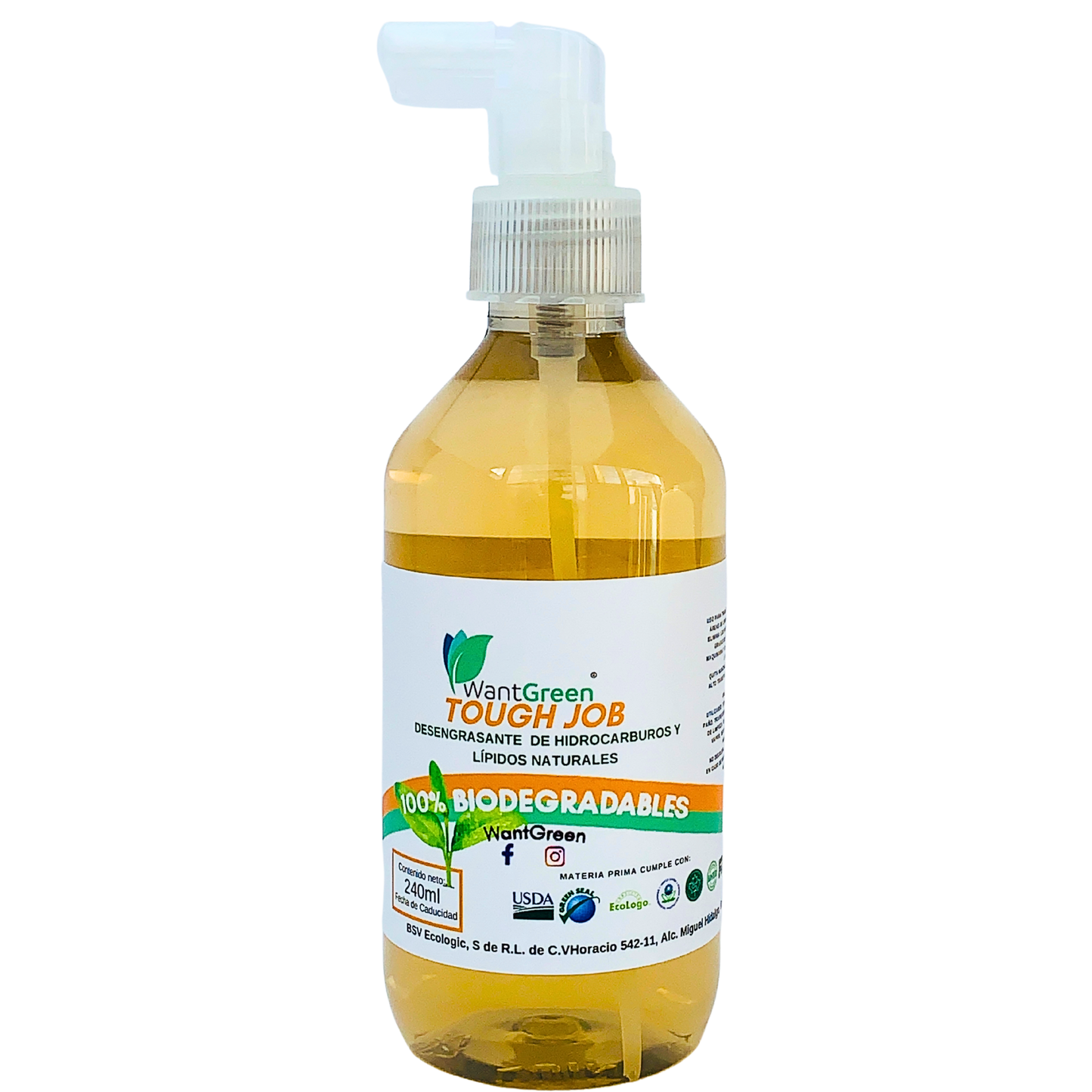 Desengrasante Wantgreen Tough Job, Bote 240mL