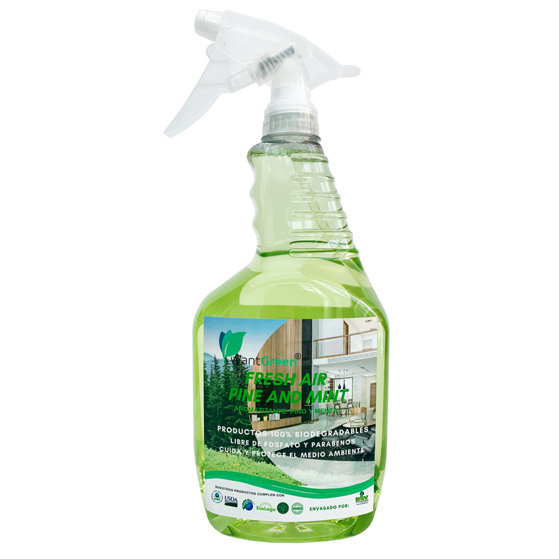 Aromatizante Pino y Menta Wantgreen, Bote 1L