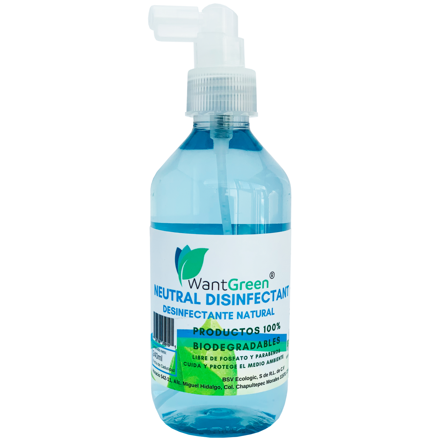 Desinfectante Natural Wantgreen, Bote 240mL