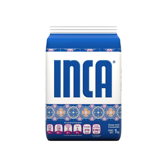 Manteca Vegetal Inca, Bolsa 1kg