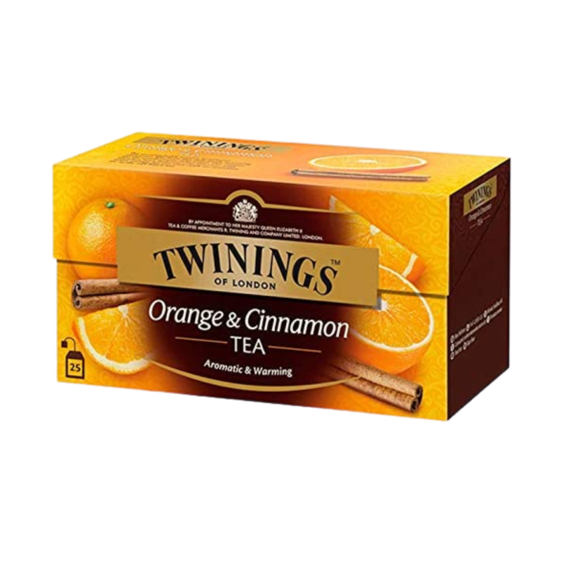 Té de Naranja con Canela Twinings, Paquete 25 Sobres de 2g