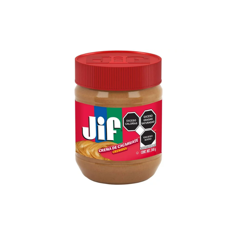 Crema de Cacahuate JIF, Bote 340g