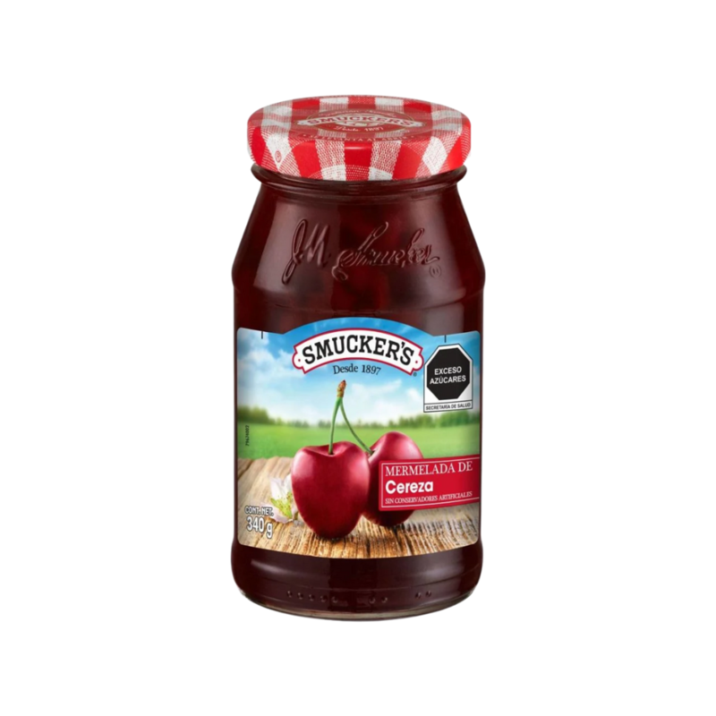 Mermelada de Cereza Smuckers, Frasco 340g