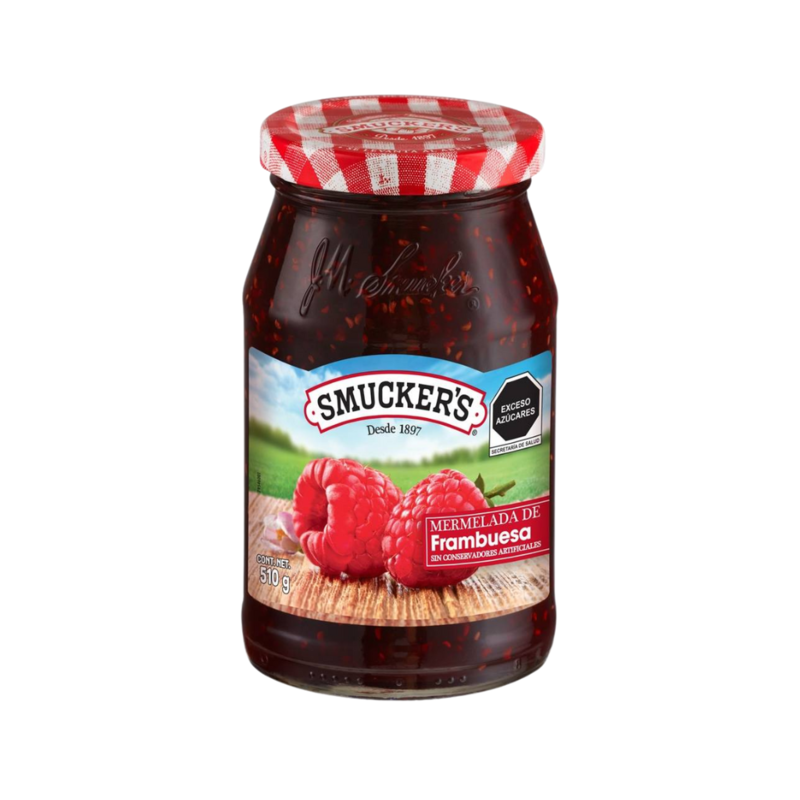 Mermelada de Frambuesa Smuckers, Frasco 510g