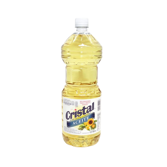 Aceite Vegetal Cristal, Bote 1.5L