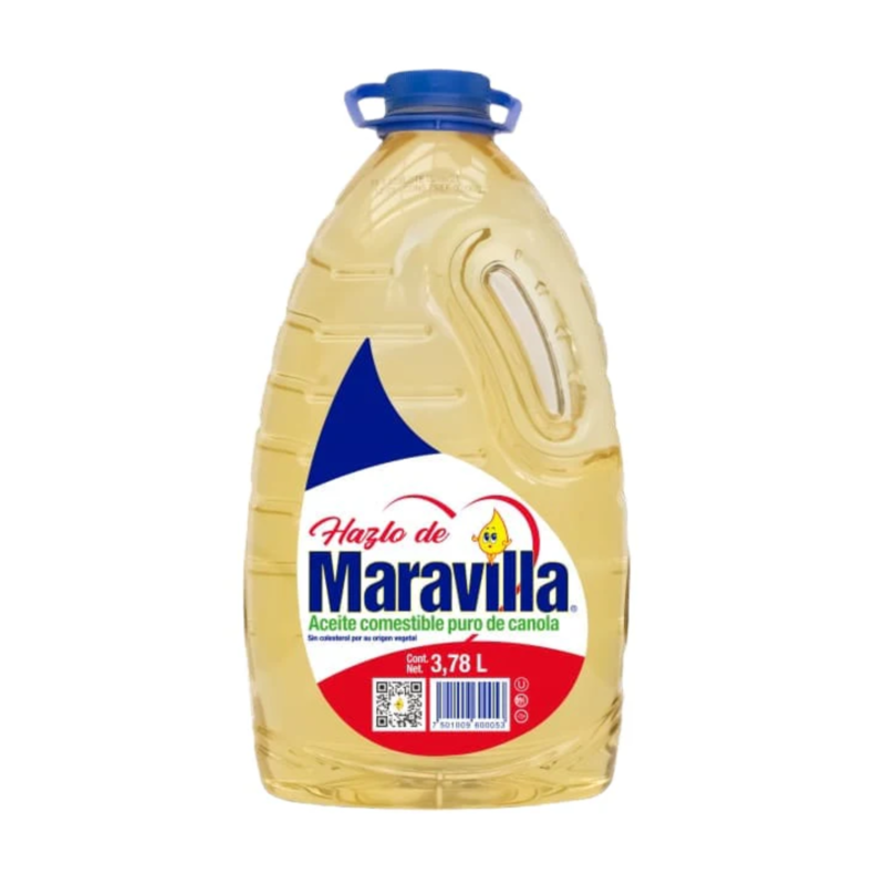 Aceite de Canola Maravilla, Bote 3.7L