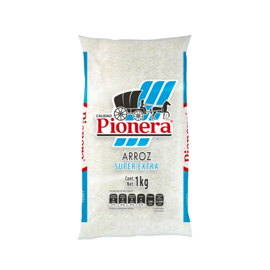 Arroz Súper Extra Pionera, Bolsa 1kg