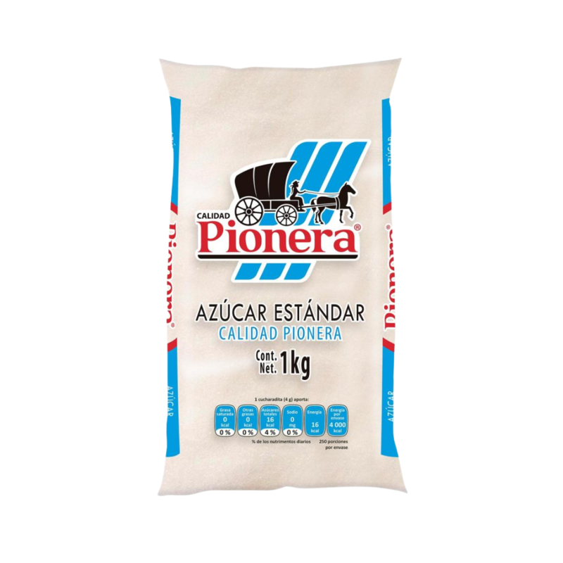 Azúcar Estándar Pionera, Bolsa 1kg