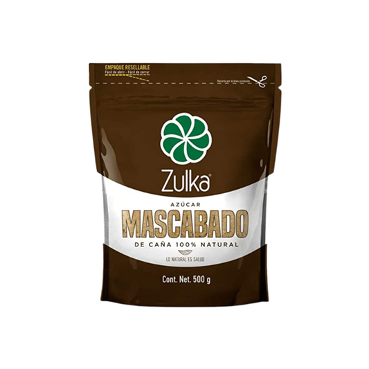 Azúcar Mascabado Zulka, Bolsa 500g