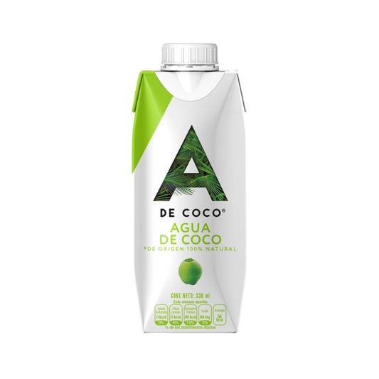 Agua de Coco A de Coco, Tetrapack 330mL