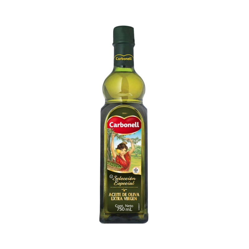 Aceite de Oliva Extra Virgen Carbonell, Botella 750mL