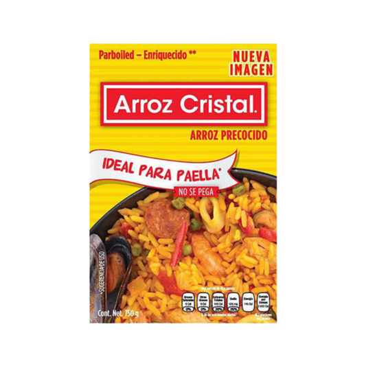 Arroz Precocido Súper Extra Cristal, Bolsa 750g