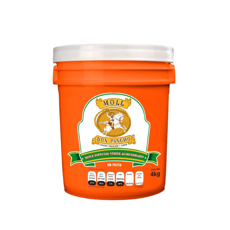 Mole Verde Don Pancho, Cubeta 4kg