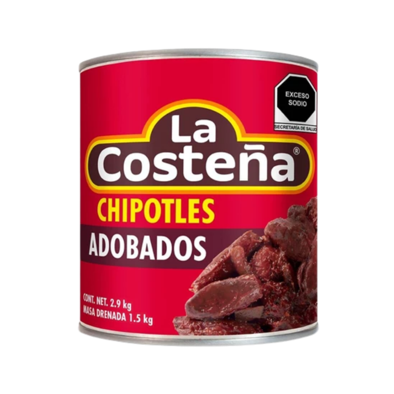 Chile Chipotle La Costeña, Lata 2.9kg