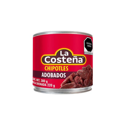 Chile Chipotle La Costeña, Lata 380g