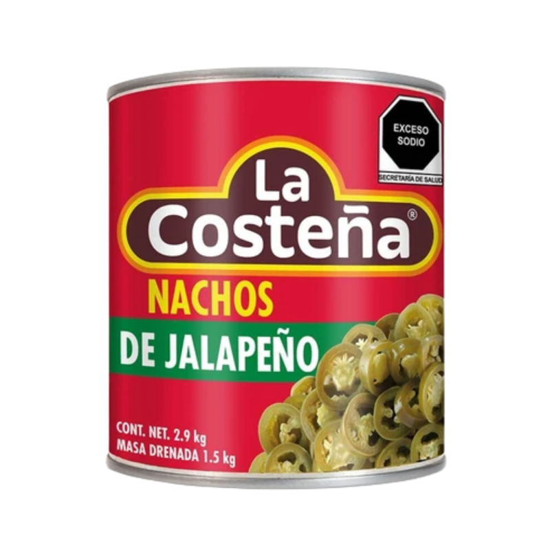 Chile Nacho La Costeña, Lata 2.9kg