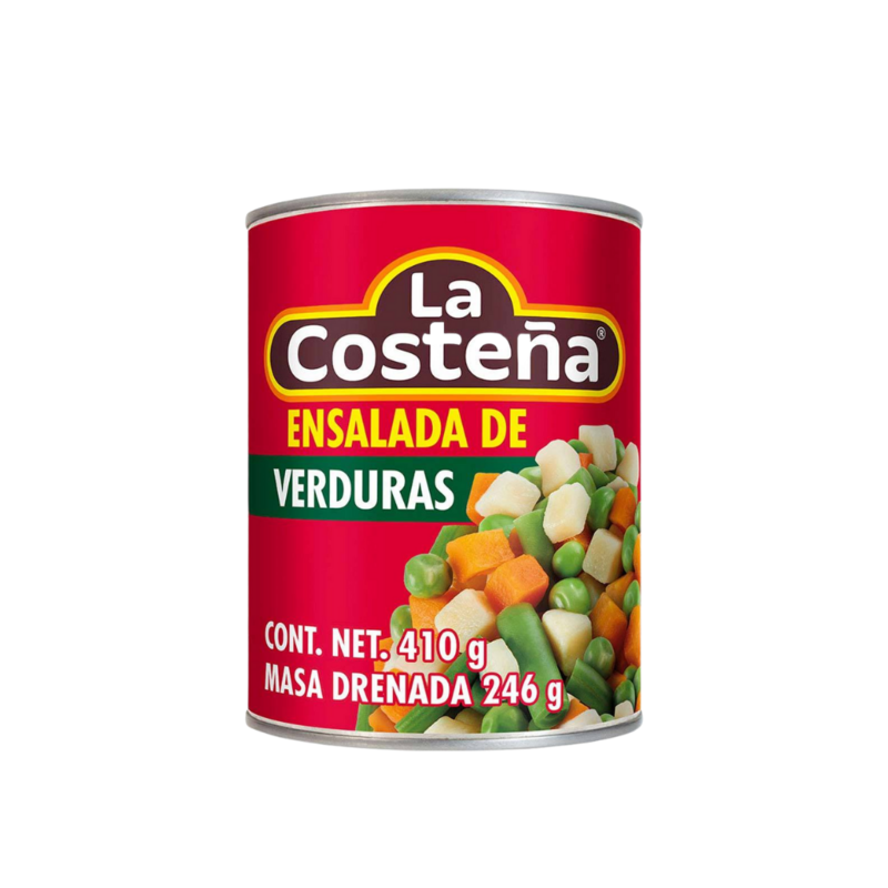 Ensalada de Verduras La Costeña, Lata 410g