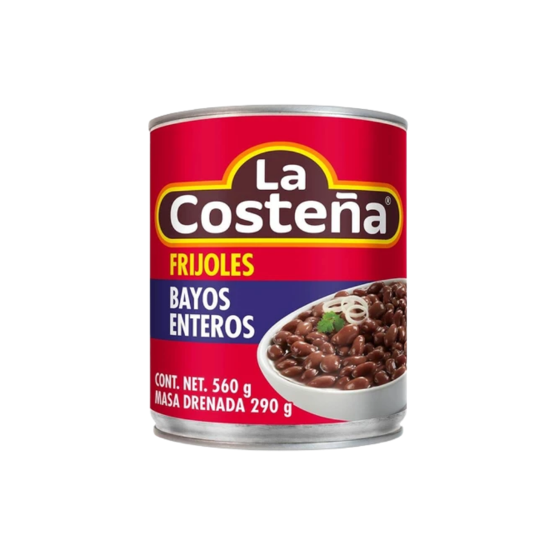 Frijoles Bayos Enteros La Costeña, Lata 560g