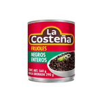 Frijoles Negros Enteros La Costeña, Lata 560g