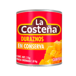 Duraznos en Cubos La Costeña, Lata 3kg