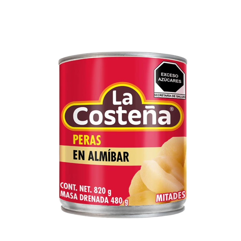 Peras en Mitades La Costeña, Lata 800g