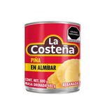 Piña Rebanada La Costeña, Lata 800g