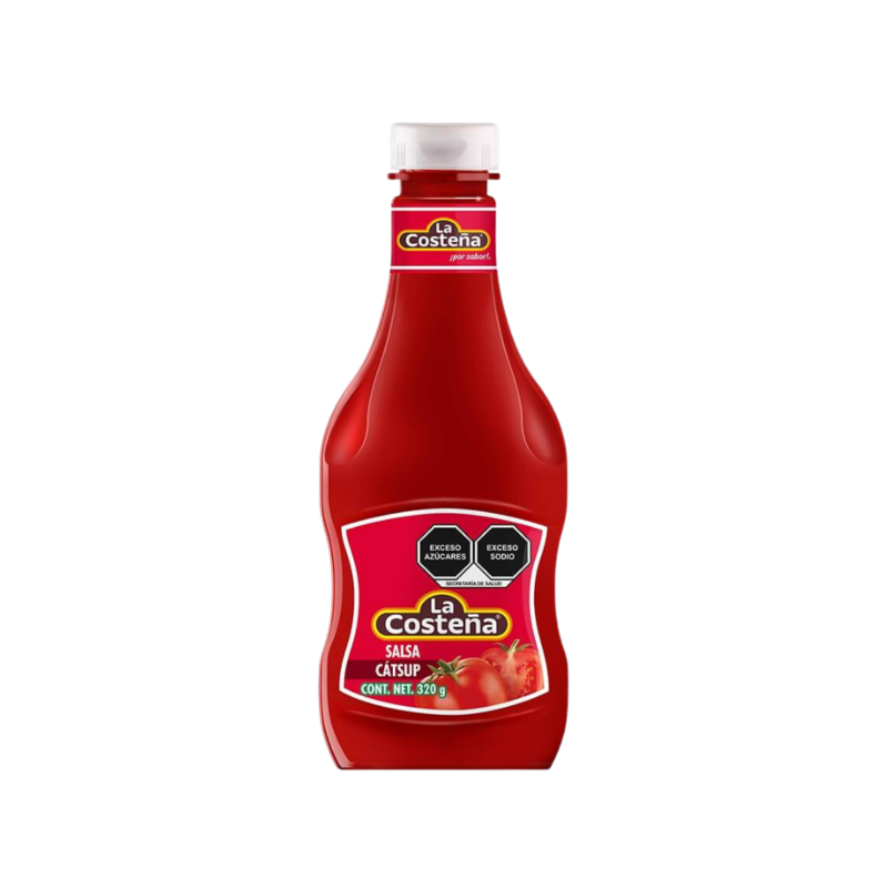 Salsa Catsup La Costeña, Bote 320g