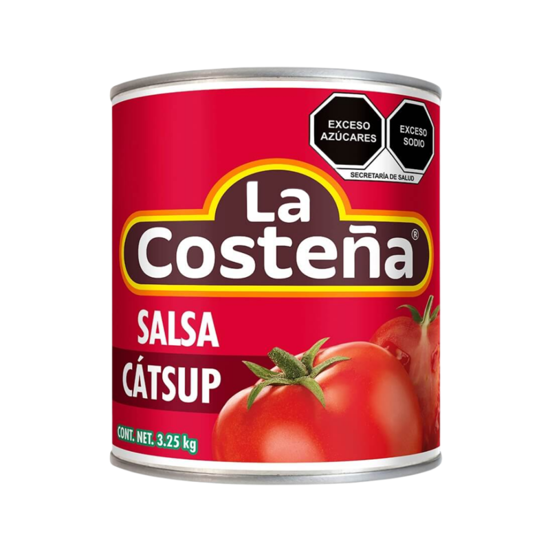 Salsa Catsup La Costeña, Lata 3.25kg