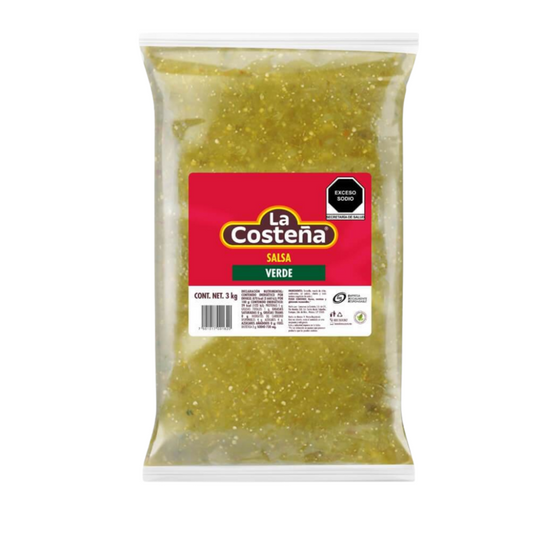 Salsa Verde La Costeña, Bolsa 3kg