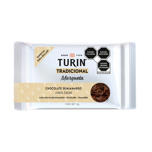 Cobertura Chocolate Semi Turin, Bolsa 1kg